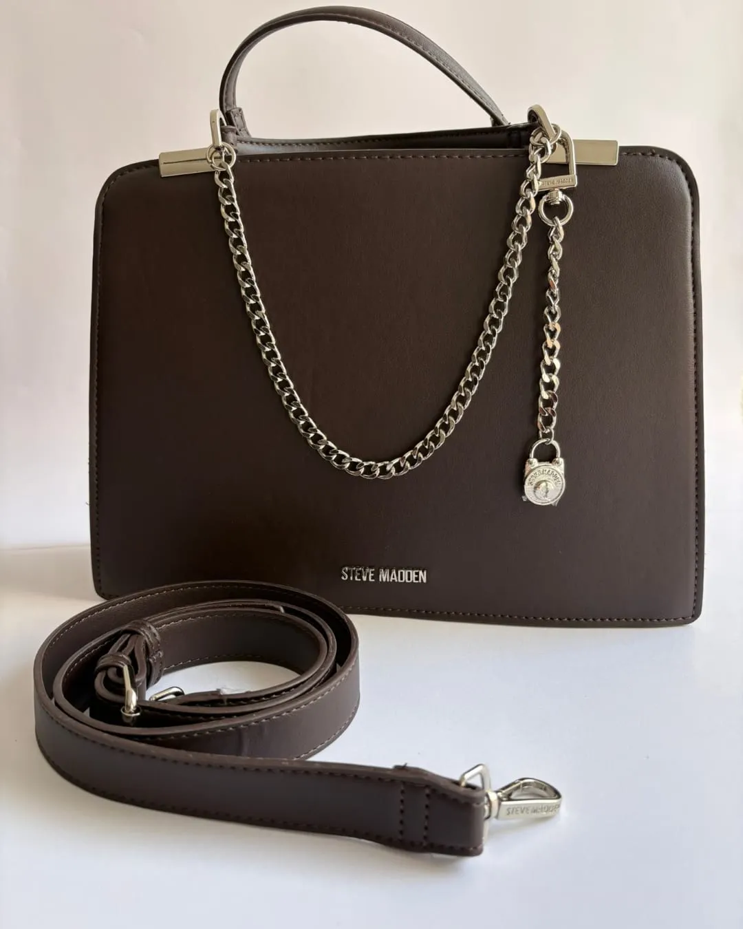 Steve Madden Chocolate Satchel