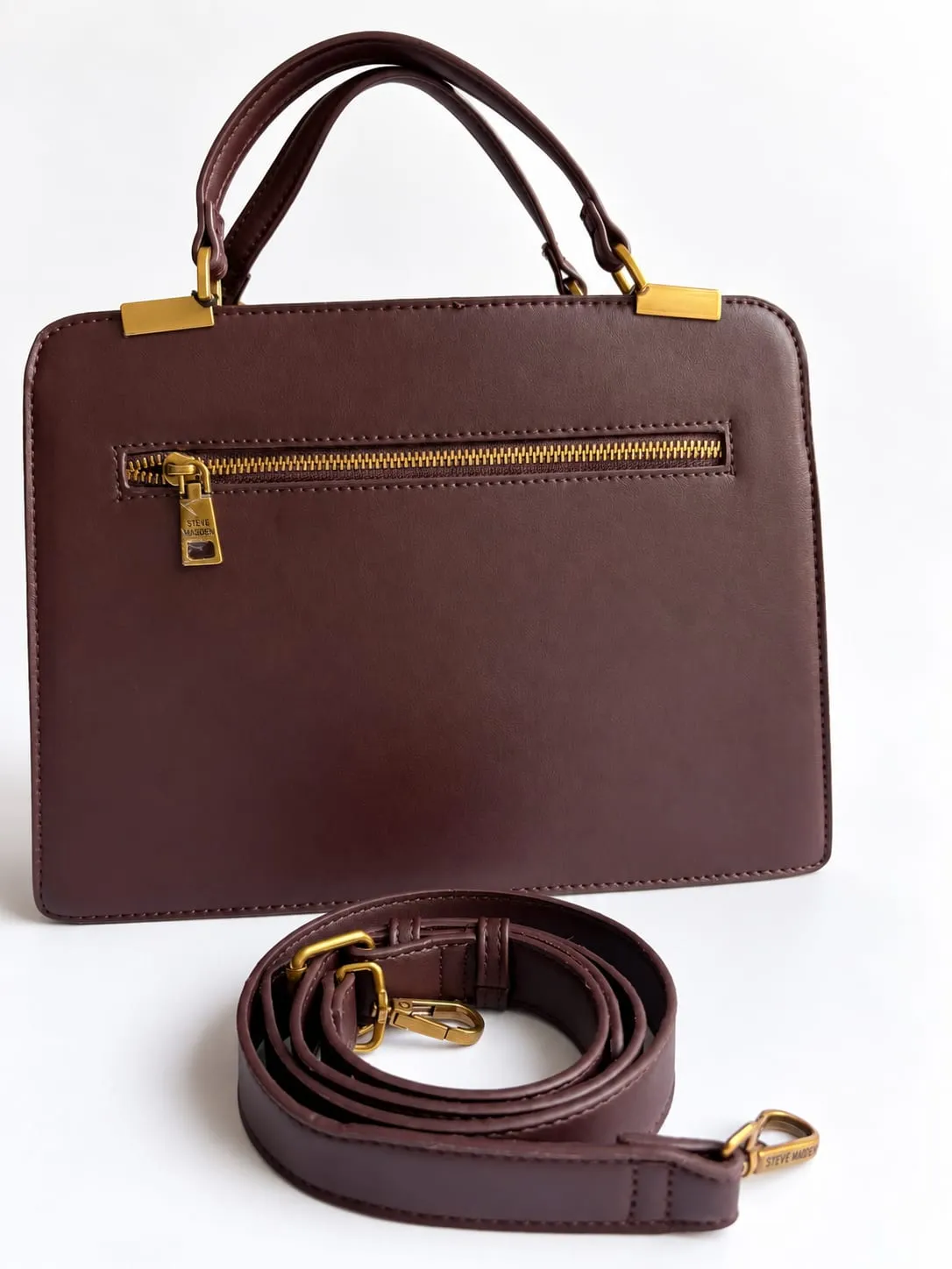 Steve Madden Burgundy Satchel, foto 6